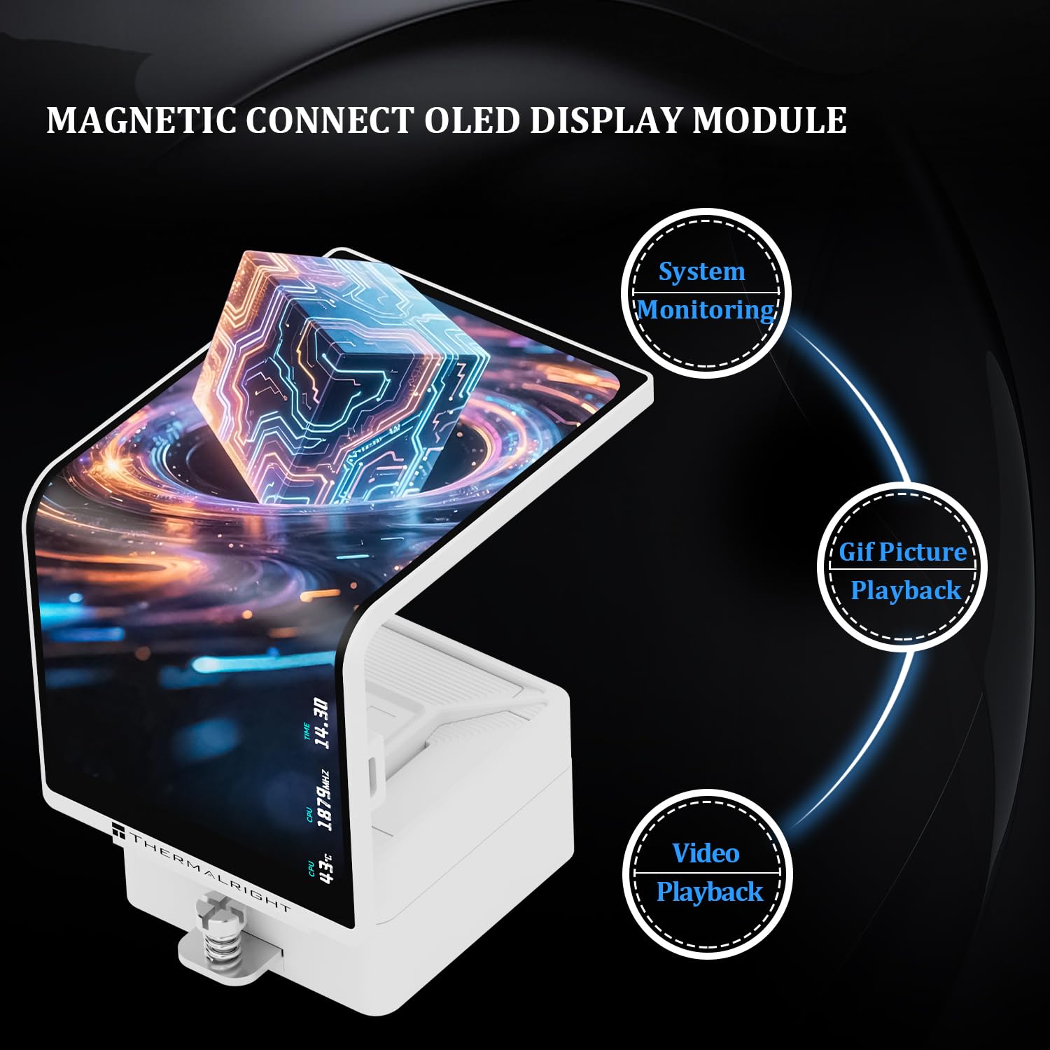 Amazon.co.jp: Thermalright Levita Vision 360 UB ARGB ホワイト AIO